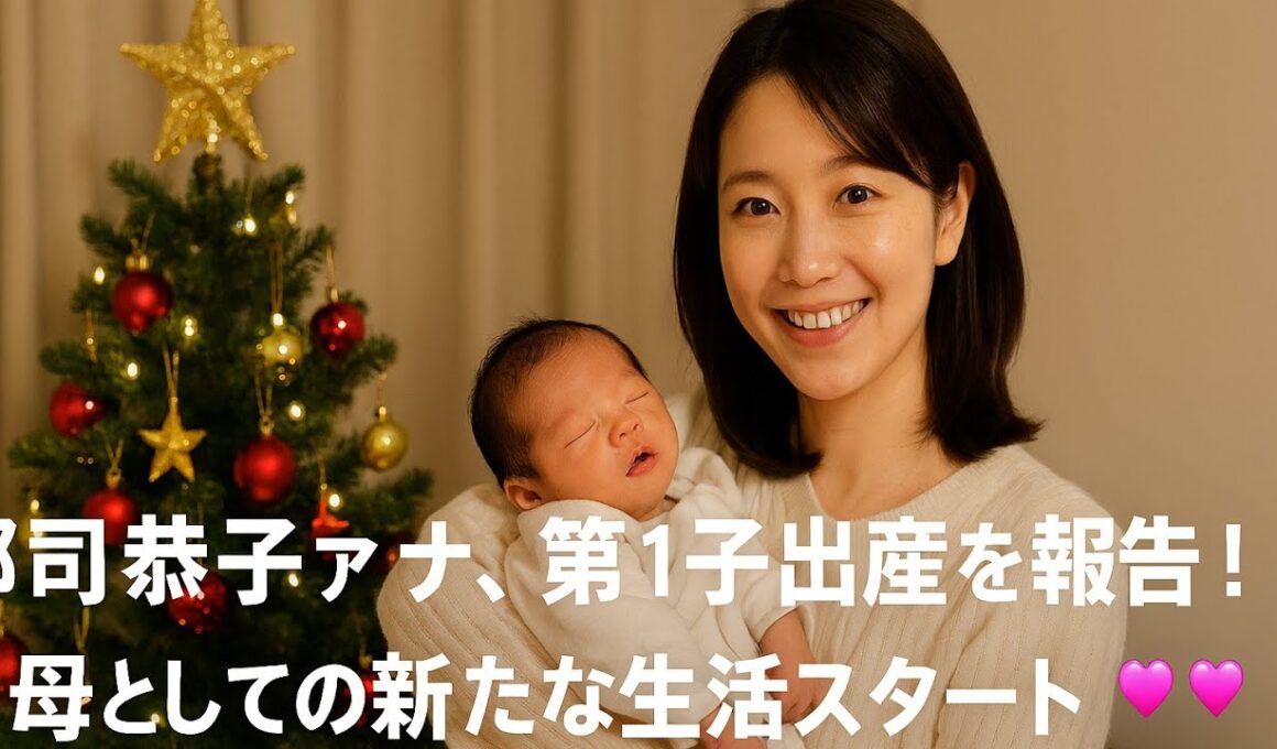 👶🎄✨ 郡司恭子アナ、第1子出産を報告！母としての新たな生活スタート 🎉💖