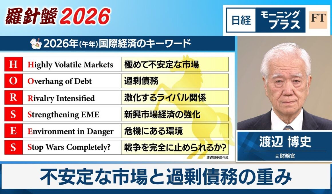 羅針盤2026（1）国際経済　不安定な市場と過剰債務の重み【日経モープラFT】