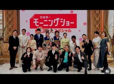 菊間千乃氏「モーニングショー」舞台裏ショット公開「親戚の集まりみたい」　各曜日メンバー勢ぞろい