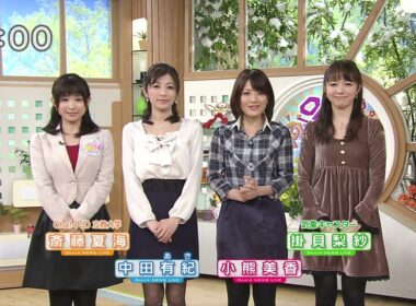 小熊美香　掛貝理沙　中田有紀　黒タイツ