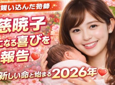 🌸🎍【新年に舞い込んだ奇跡】久慈暁子、母になる喜びを報告✨新しい命と始まる2026年💖