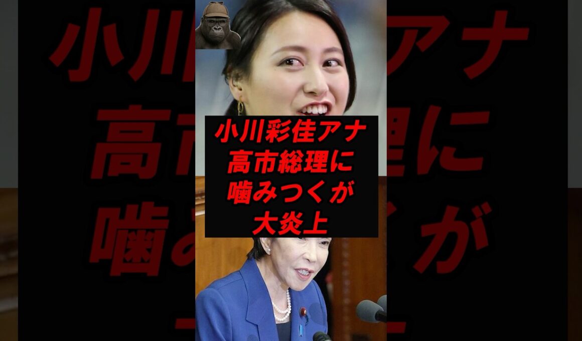 小川彩佳アナ　高市総理に噛みつくが大炎上