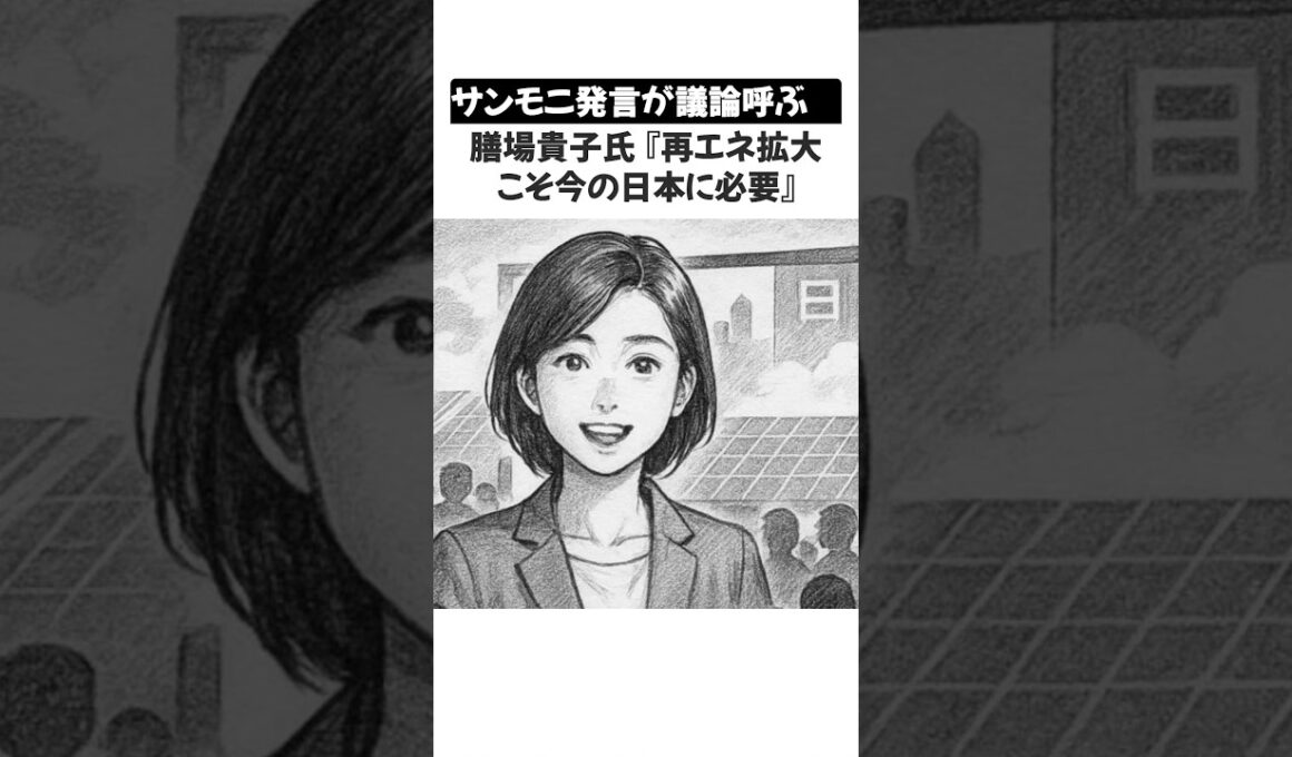 サンモニ発言が議論呼ぶ　膳場貴子氏『再エネ拡大こそ今の日本に必要』