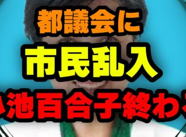 【小池百合子】都議会で市民がブチギレ映像がやばい