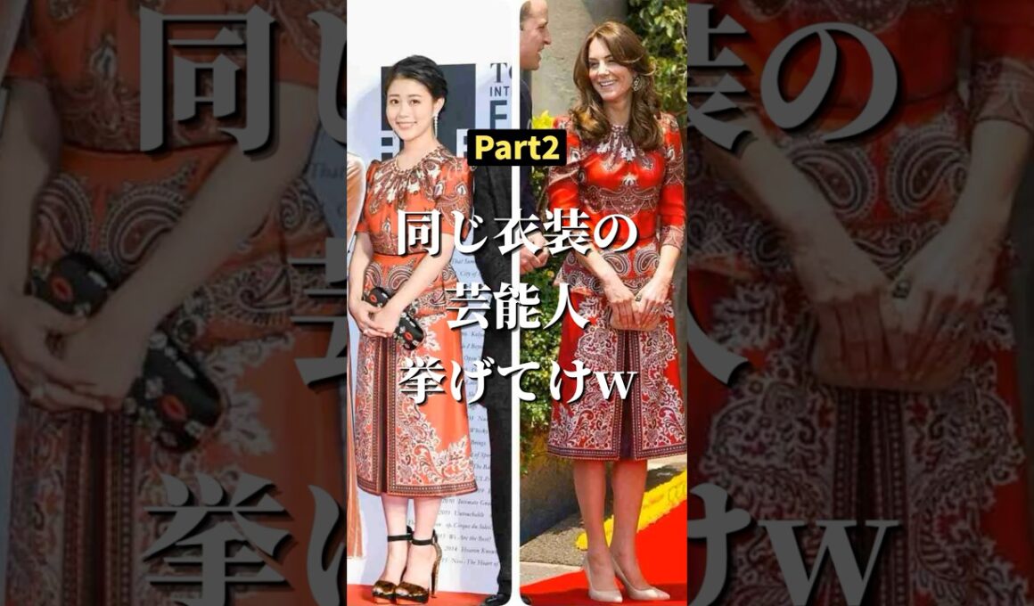 ㊗️100万再生!!同じ衣装の芸能人 【part2】 #2ch #ガールズちゃんねる