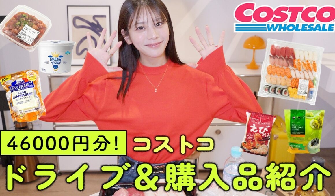 コストコへドライブ＆激うま購入品紹介！46000円分も買ってしまいました…