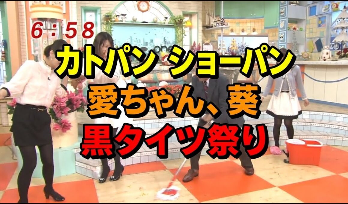 加藤綾子　生野陽子　皆藤愛子　葵　ミニスト黒タイツ祭り