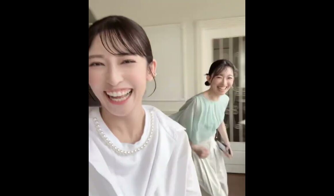 【山岸愛梨】動画のさーやんがパワフルすぎて一緒に撮影していて元気もらいました。笑