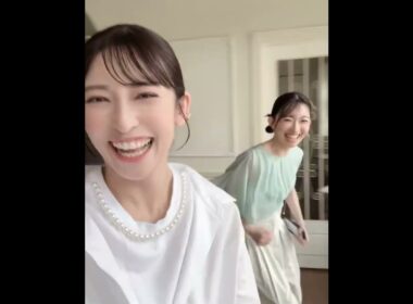 【山岸愛梨】動画のさーやんがパワフルすぎて一緒に撮影していて元気もらいました。笑