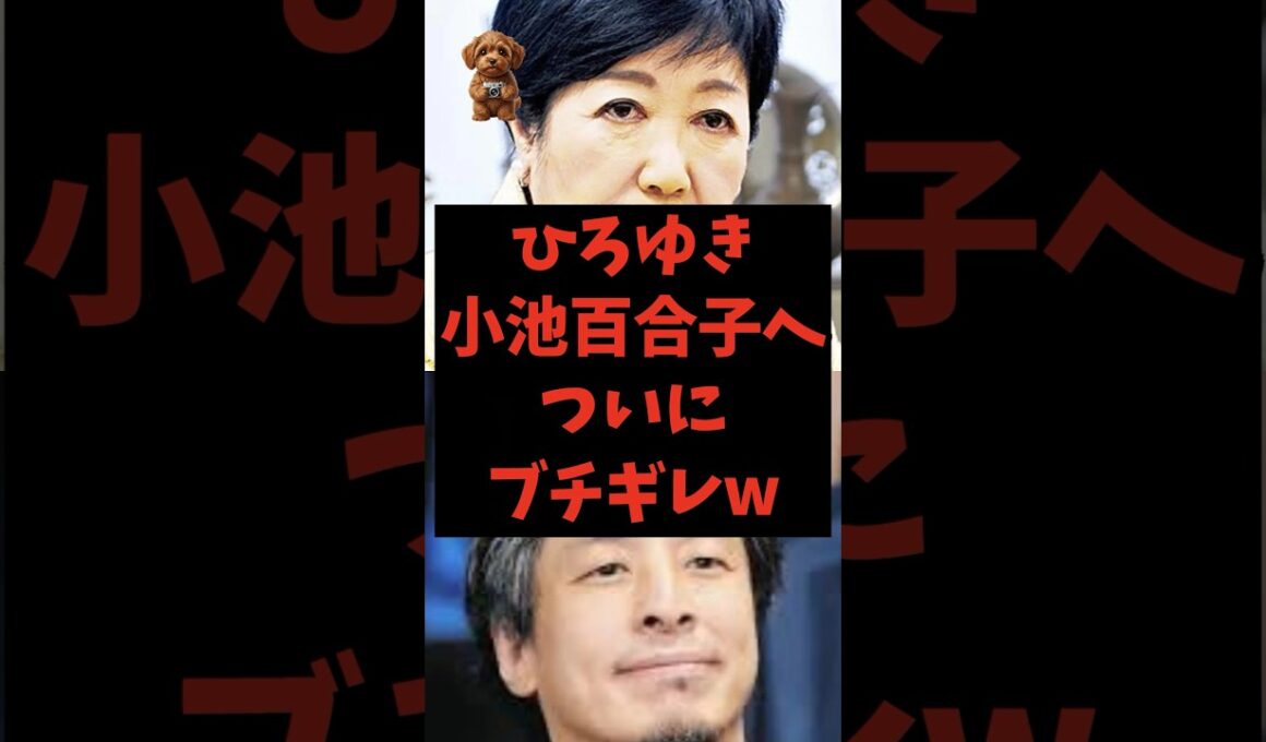 ひろゆき小池百合子へついにブチギレw