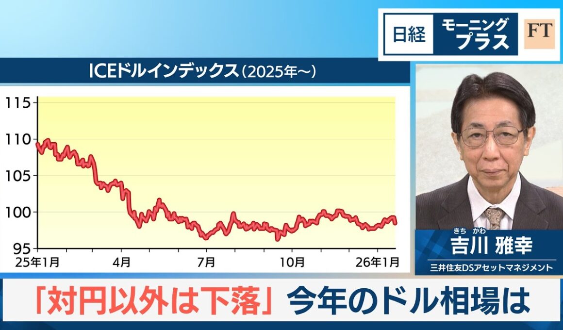 「対円以外は下落」　今年のドル相場は【日経モープラFT】