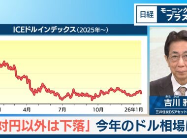 「対円以外は下落」　今年のドル相場は【日経モープラFT】