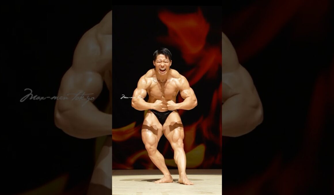 相澤隼人選手ゲストポーズ（アンコール）【2024全国高校生ボディビル選手権】 #jbbf #bodybuilding