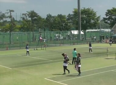 2023年IH ソフトテニス女子 2回戦 小林麻央・佐野未歩富士見・静岡 x 堀早弥夏・下田雪乃和歌山信愛・和歌山 12コート