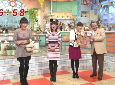 皆藤愛子　黒タイツ