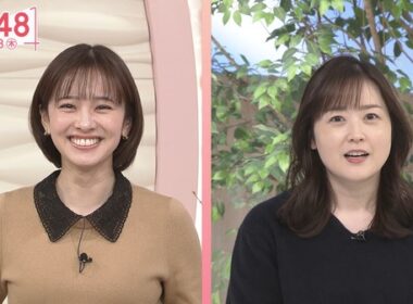 【画像】今日の河出奈都美さんと田﨑さくらさん　1.8