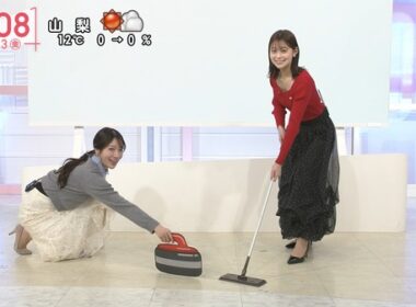 【画像】今日の河出奈都美さんと北川彩さんと田﨑さくらさん　2.13