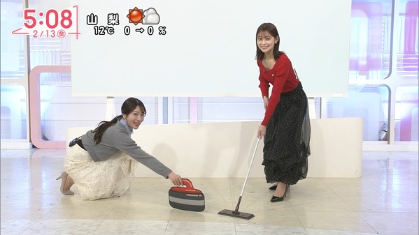 【画像】今日の河出奈都美さんと北川彩さんと田﨑さくらさん　2.13