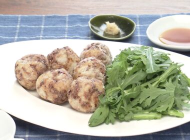 【3分クッキング公式】里芋の和風コロッケ