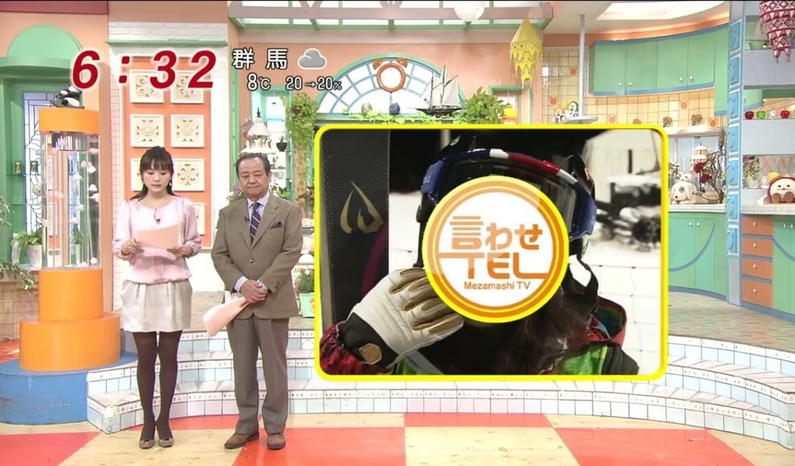 高島彩　ミニスカ茶色タイツ