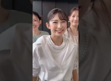 【山岸愛梨・江川清音・戸北美月】みんなでお仕事楽しかったー！