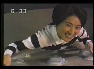 フリークライミングに挑戦する豊田順子アナ