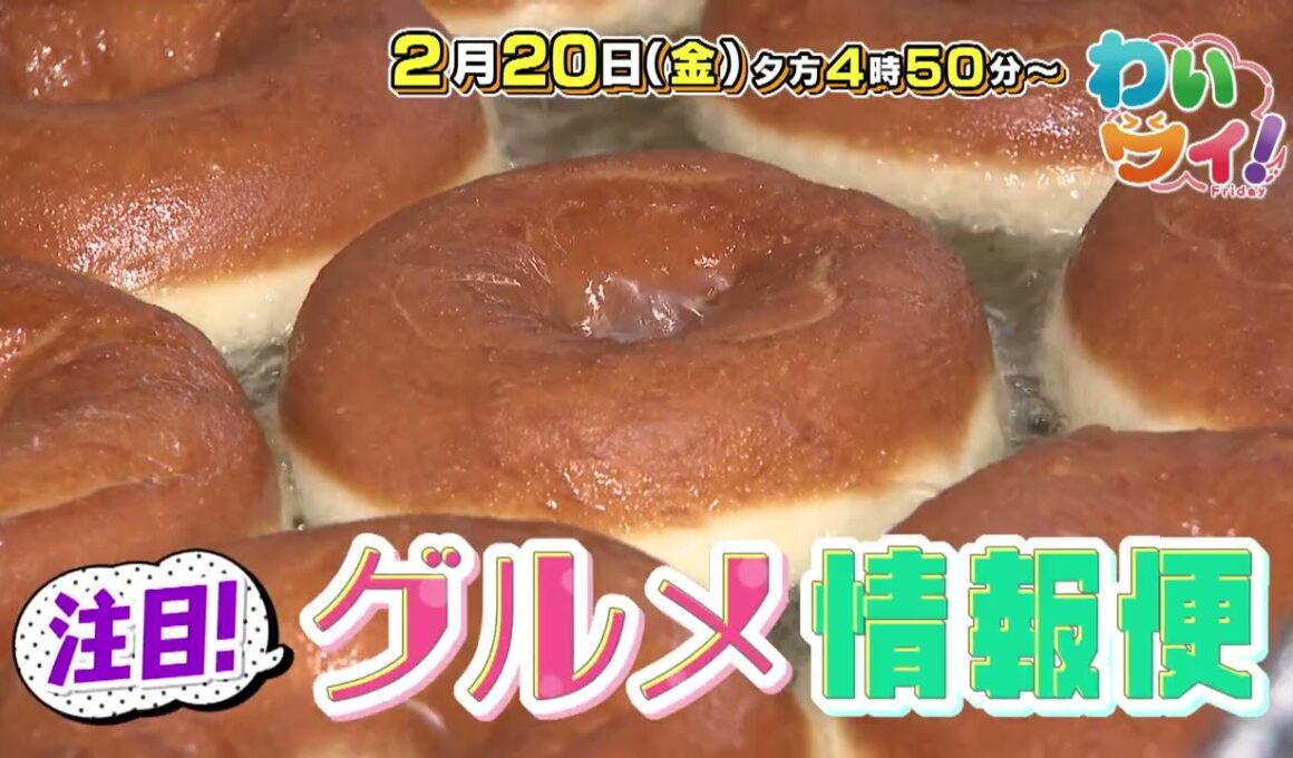 【番宣】伊予路に春を呼ぶ「椿まつり」直前中継！岩下アナが厄玉投げに挑戦!?＆宇和島の大人気ドーナツ店が松山上陸！▽[わいワイ！Friday] 2026/02/20（金）午後4:50から！