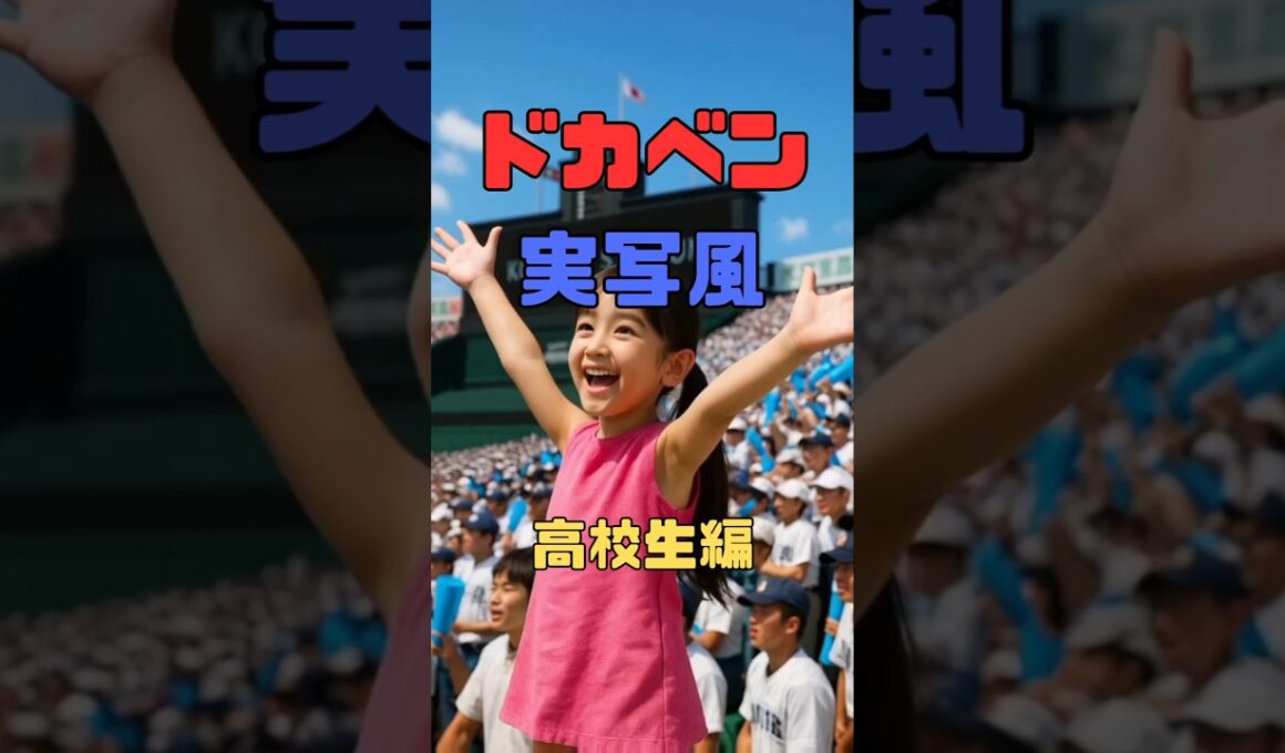 AIでドカベン実写風～明訓高校編～#ai #ドカベン #実写#甲子園#野球#漫画#shorts