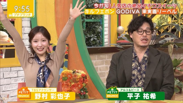 【画像】今日の野村彩也子さん　2.25※動画も