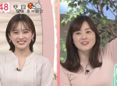 【画像】今日の河出奈都美さんと田﨑さくらさん　2.6