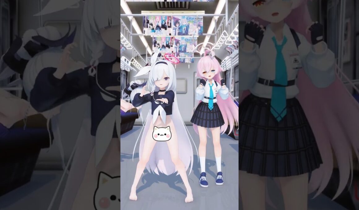 ‬[Blue Archive] 아직 기차 안에 있어 | Hina, Plana, Hoshino-chan [MMD]
