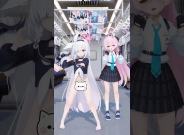‬[Blue Archive] 아직 기차 안에 있어 | Hina, Plana, Hoshino-chan [MMD]