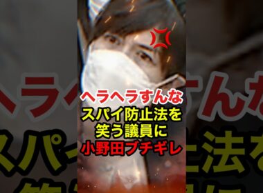 ㊗️100万再生!!【小野田紀美】スパイ防止法を笑う立憲 羽田次郎に小野田がブチギレ #小野田紀美 #高市早苗 #政治 #shorts
