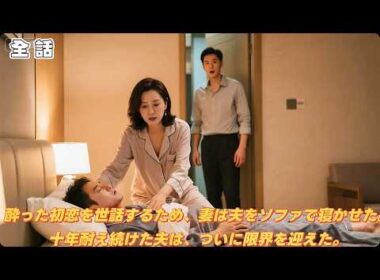 酔った初恋を世話するため、妻は夫をソファで寝かせた。十年耐え続けた夫は、ついに限界を迎えた。