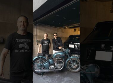 ネイバーフッドの滝沢さんに激レアトライアンフが納車されました！Von Dutchのサンダーバード⚡️#ftw #triumph #トライアンフ #旧車