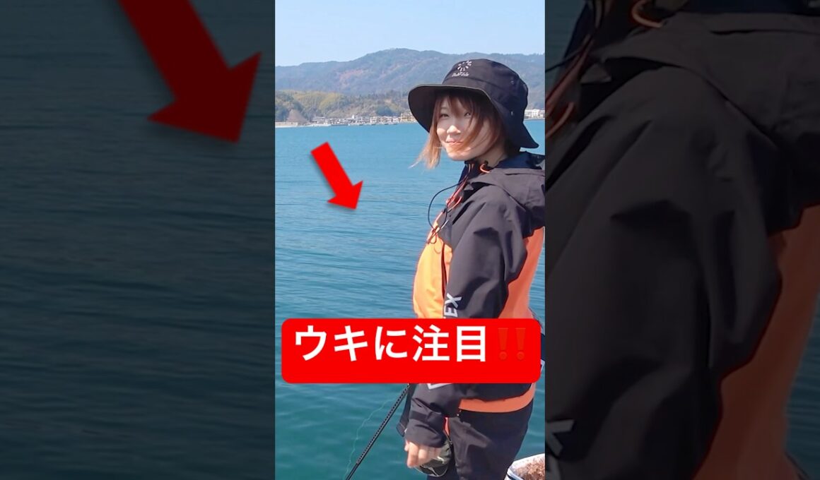 ウキの怪しい動きに注目 #釣り #fishing