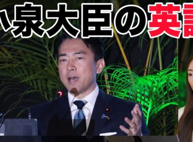 【徹底解説】小泉進次郎大臣の英語が凄すぎたので解説します
