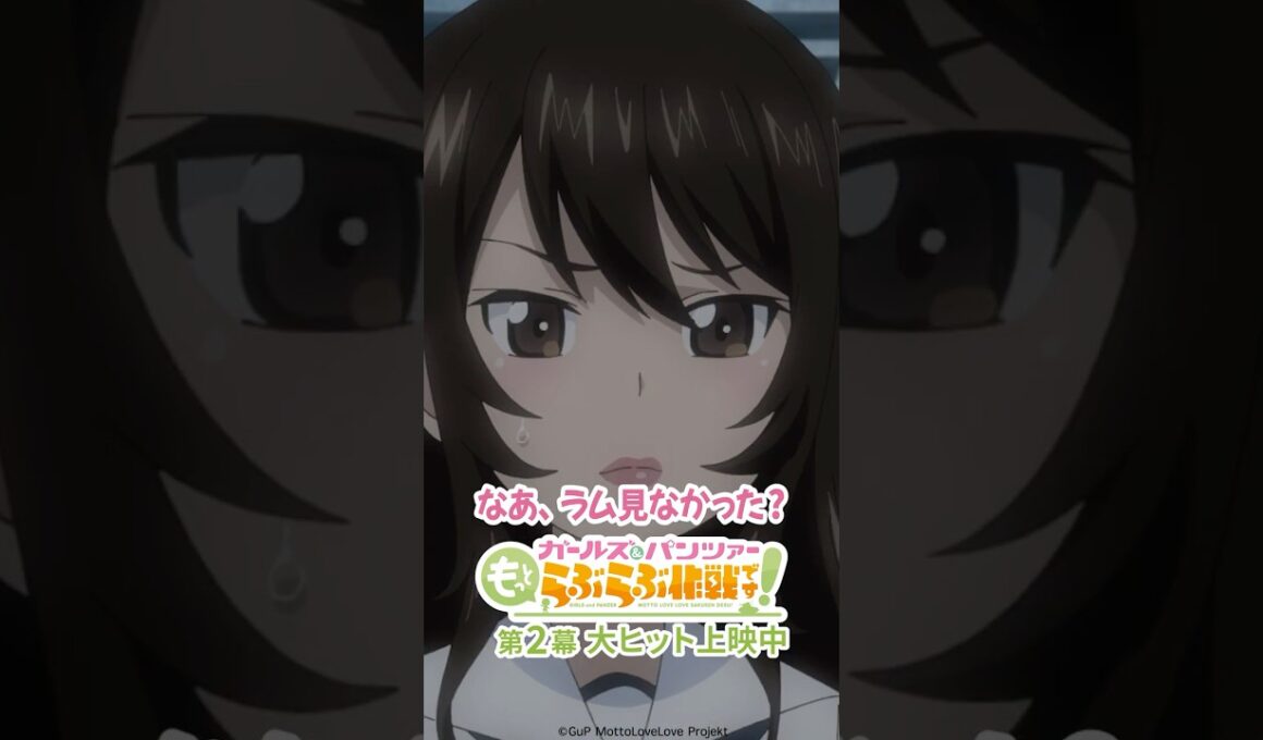 「ほどほどにしときなよ」│『ガールズ＆パンツァー もっとらぶらぶ作戦です！』第2幕上映中！