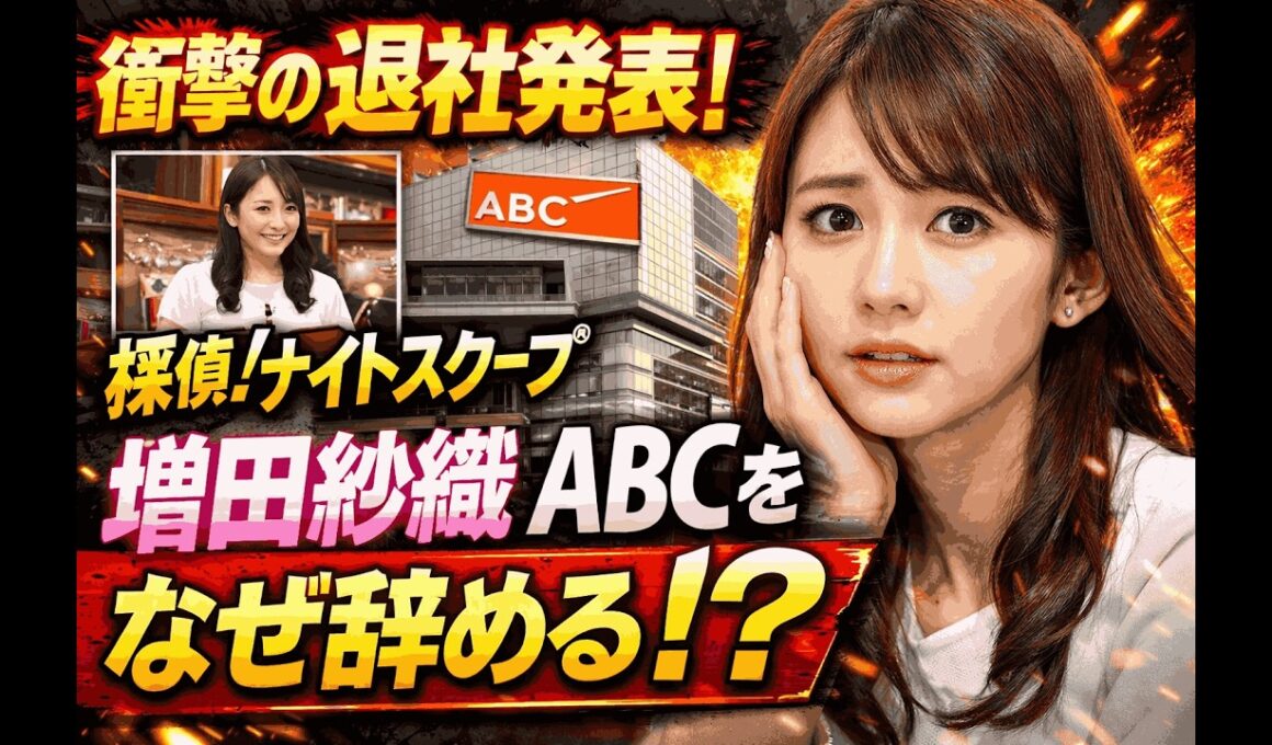 【衝撃】増田紗織アナがABCテレビ退社へ…ナイトスクープ秘書に何が起きたのか
