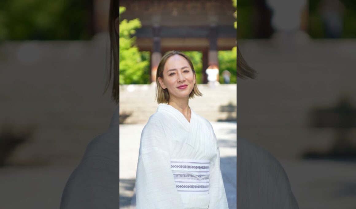 滝川クリステルさん似の主婦モデル「淀川クリステル」さんと行く京都「南禅寺と水路閣」浴衣で人物撮影（撮影SONYα７ⅳ）