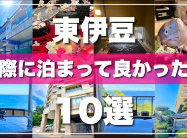 【東伊豆温泉宿TOP10】泊まってよかった宿を10ヶ所厳選して紹介します！熱海・伊東・東伊豆