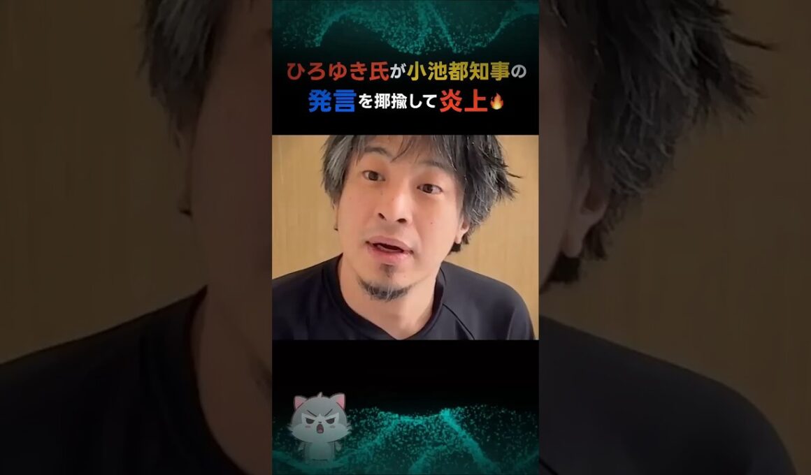 【炎上】ひろゆき「73歳はおばあさんでしょ」小池知事への呼称に100万表示の衝撃