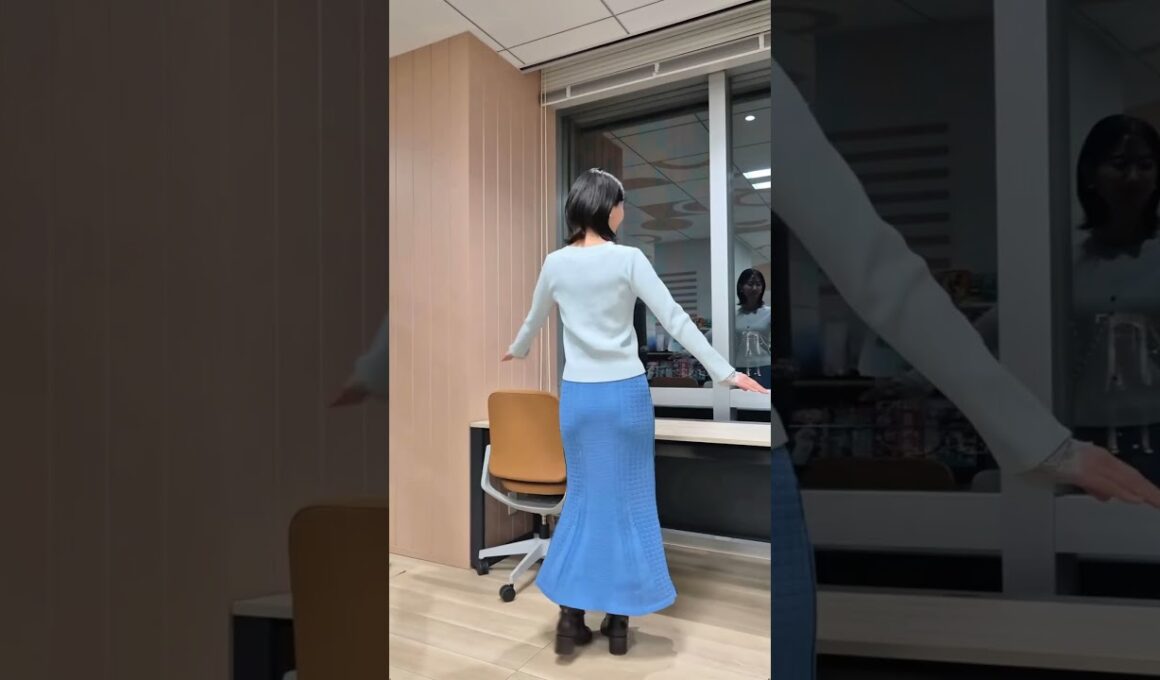 【海老原優香】アナ、マーメイドスカートから浮き出るラインにドキッ！オフィスカジュアルが大人の色気