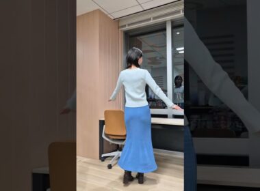 【海老原優香】アナ、マーメイドスカートから浮き出るラインにドキッ！オフィスカジュアルが大人の色気