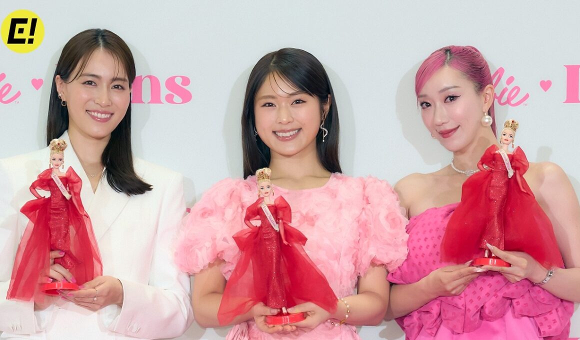 渋谷凪咲、現代のリアルバービー称える賞、笹川友里＆Ruuと受賞／Barbie Icons -Shaping our World-