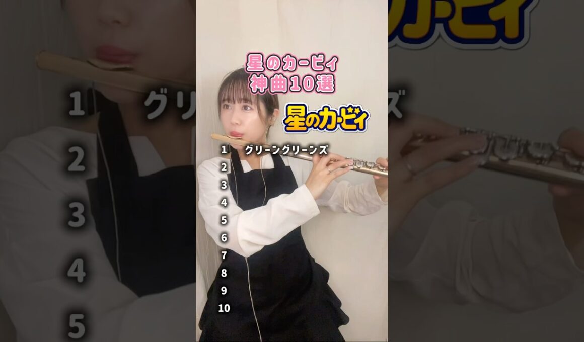 【前編】「星のカービィ」神曲10選#星のカービィ #フルート #ゲーム音楽 #kirbysdreamland