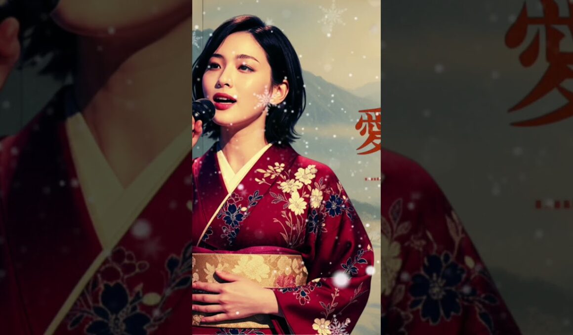 【青山 千鶴 ショート⑤】愛は帰らぬ道《昭和レトロなオリジナル演歌》（Original Enka Japanese BGM）#shorts