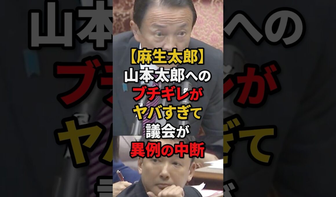 ㊗️1000万再生!!【麻生太郎】山本太郎へのブチギレがヤバすぎると話題に※麻生議員のド迫力がヤバすぎます #自民党 #麻生太郎 #高市早苗 #総裁選 #国会 #shorts