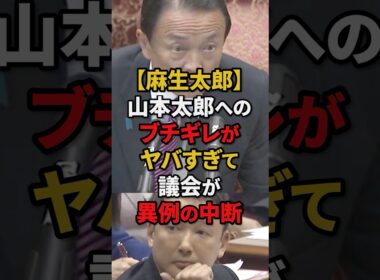 ㊗️1000万再生!!【麻生太郎】山本太郎へのブチギレがヤバすぎると話題に※麻生議員のド迫力がヤバすぎます #自民党 #麻生太郎 #高市早苗 #総裁選 #国会 #shorts