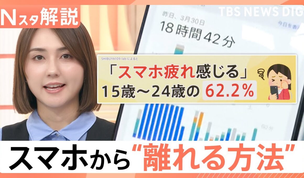 Z世代の6割超が「スマホ疲れ」“3つのアテンション”で下がる自己肯定感、圏外の宿坊や“20秒ルール”で心ととのう？【Nスタ解説】｜TBS NEWS DIG